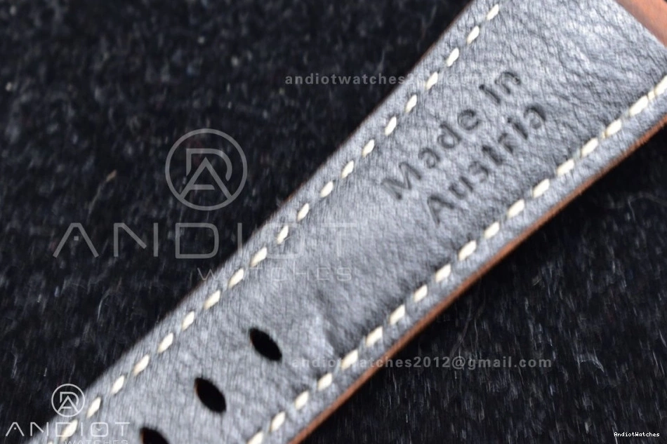 977 Best Dial Edition on Luminor PAM1046 Asso AXXXIV Strap Bold Due VSF White Brown 0129